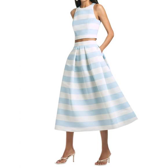 NEW SACHIN & BABI leighton skirt in sailor stripe - Picture 4 of 4